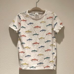 H&M Shark and grey tee shirts.